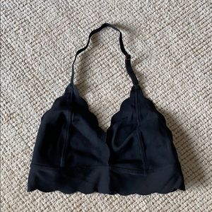 Scalloped bralette /bikini